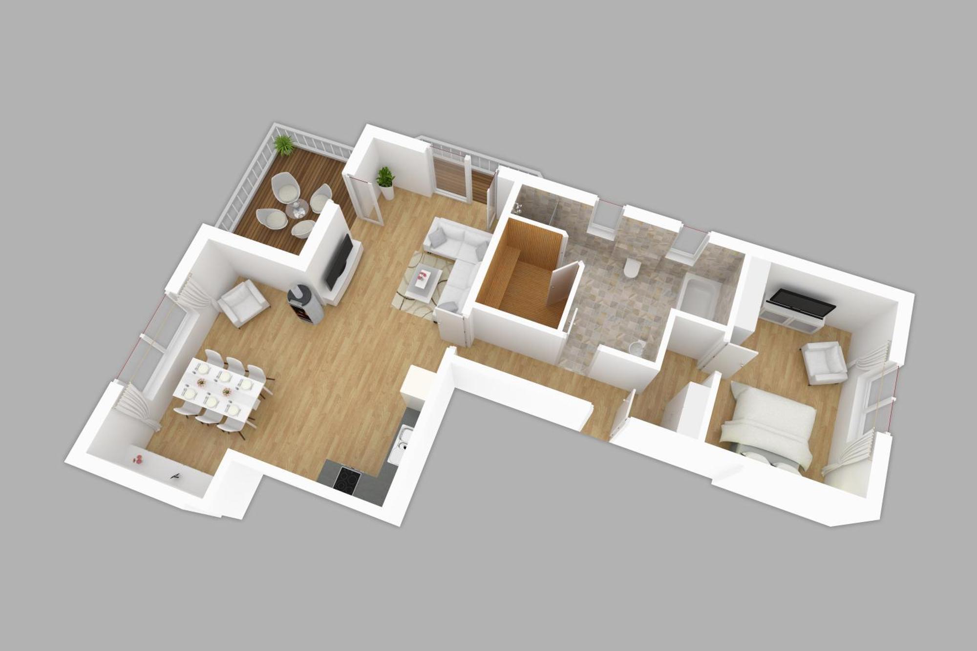 Myhome Ruegen - Haus Sonnenmeer Sellin  Pokoj fotografie